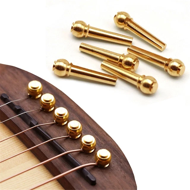 Folk Épilles de pont Cône solide Cordes de guitare Clou Titulaire de frette