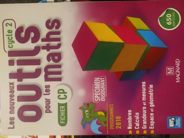 LES NOUVEAUX OUTILS pour les maths cycle 2 fichier CP - Magnard EUR 5