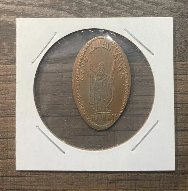 King Kamehameha Statue Hawaii Hawaiian Elongated Penny Token