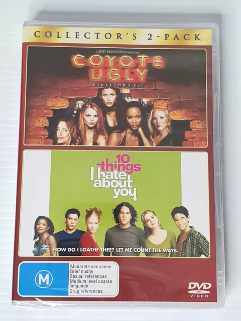 Coyote Ugly + 10 Things I Hate About You ( 2 Pack ) Dvd New Sealed R4 Free Post