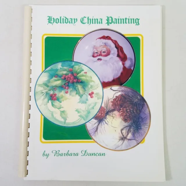 Libro de instrucciones de pintura navideña de China Santa Holly pino natividad etc. Duncan