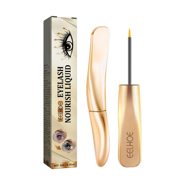 Nourishing Eyelash Serum Gold Eyelash Growth Essence  Women