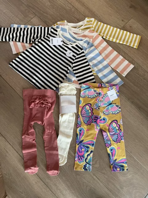Next Girls Brand New With Tags Clothes Tops Tights Age 12-18 Months