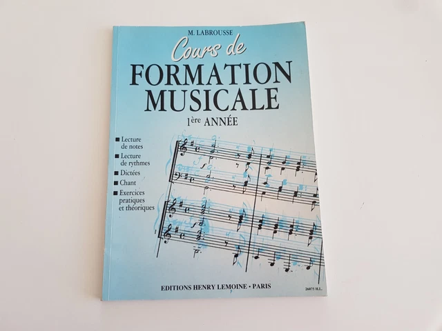 ♫ Partition / Méthode Cours de Formation Musicale 1ère année - M.Labrousse ♫
