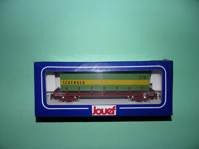 Wagon Jouef Porte-conteneur TRANSALLIANCE HJ6214 – NEUF