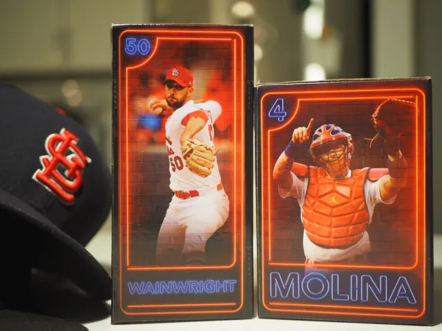 St Louis Cardinals Bobble Heads: Yadier Molina & Adam Wainwright (final series)