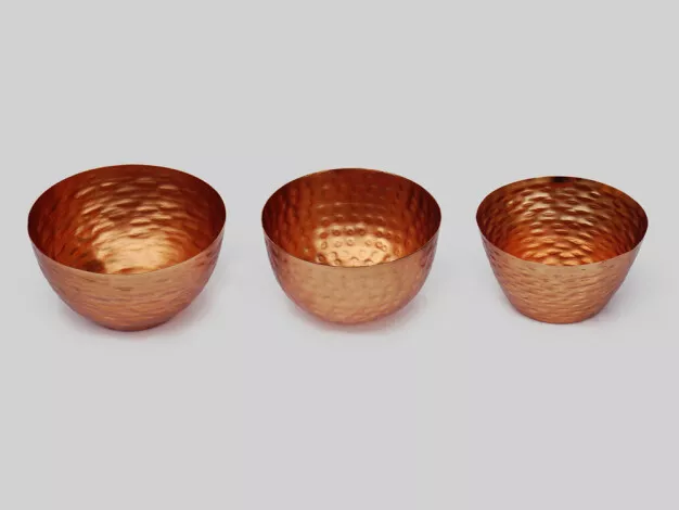 Iron Hammered Tea Light Cups 3