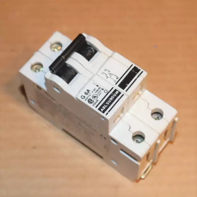 One Altech Corp. ABL Sursum 2GU6 Circuit Breaker 2 Pole 6 Amp 488/277V AC