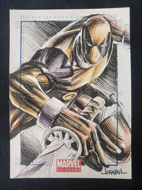 Deadpool 2011 Marvel Universe Sketch Card by JC Fabul SketchaFEX X-Men Deadpool 2011 Marvel Universe Sketch Card by JC Fabul SketchaFEX X-Men