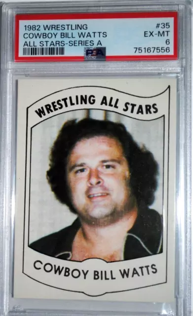 1982 wrestling all stars series A Ernie Ladd  PSA 6