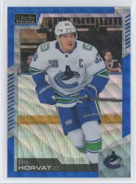 2020-21 O-Pee-Chee Platinum Blue Surge Bo Horvat #41