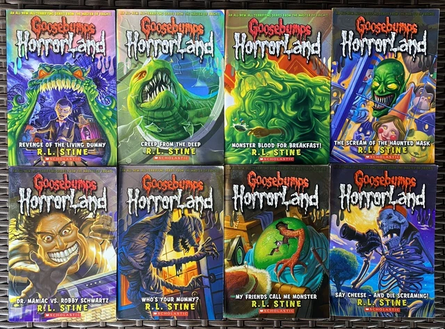 GOOSEBUMPS HORRORLAND BOOKS 1 to 8: R.L.Stine(First Printing Paperbacks ...