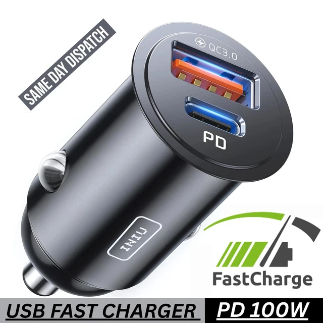 Retractable Car Charger with 100W, 4 in 1 Car Fast Charger Retractable Car Charger with 100W, 4 in 1 Car Fast Charger