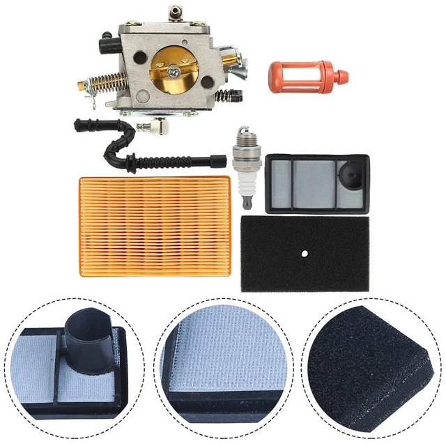 Kit Carburateur Pour Tronçonneuse - Compatible Modèles 225/227/232/235/240 Etc. - Remplace 577133001, 503281505 - Avec Filtre Et Joints