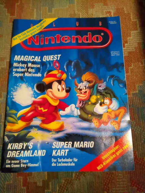 Club Nintendo Magazin/ Jahrgang 5  / Ausgabe 2  -März 1993 gut erhalten