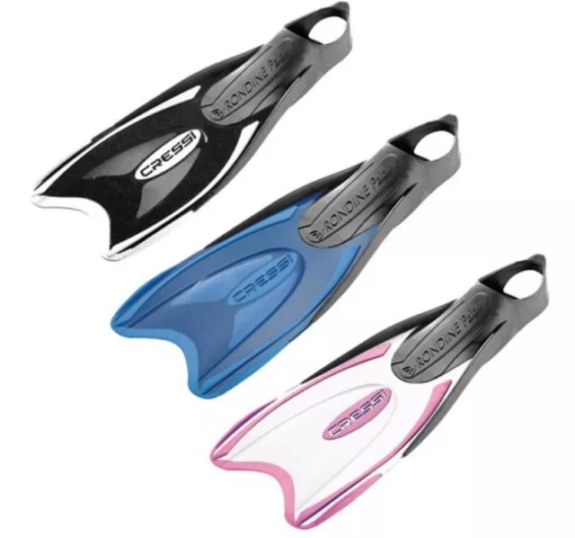 Cressi Adult Snorkeling & Scuba Diving Fins - Powerful Full Foot Pocket  Fins - Reaction Pro: Made in Italy