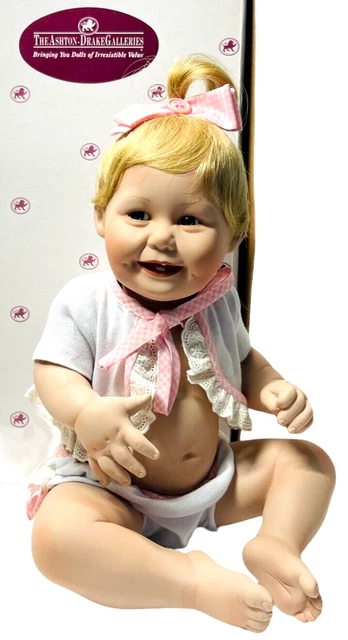❣️1993 The Ashton-Drake Galleries All Porcelain Doll-Barely Yours Collection