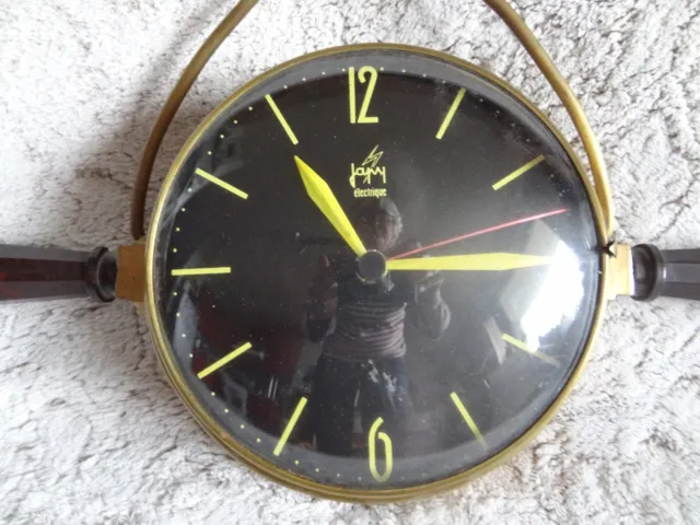 ancienne horloge déco marine industrielle cadran japy 3