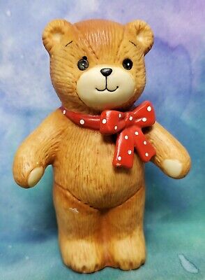 Enesco Lucy and Me Lucy Rigg red bow bear standing