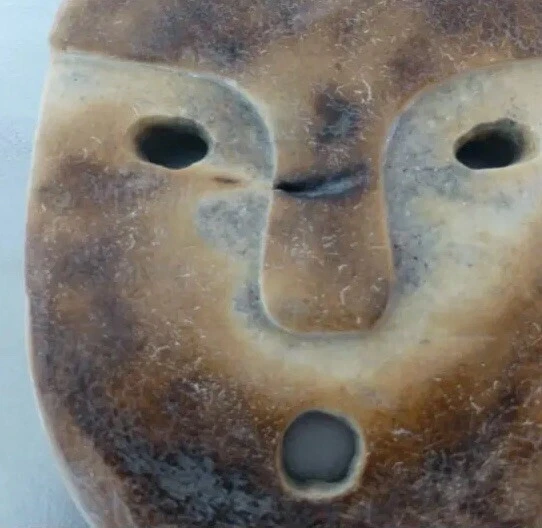 Northwest Coast Inuit Mask Antique Native American Indian Eskimo 1930