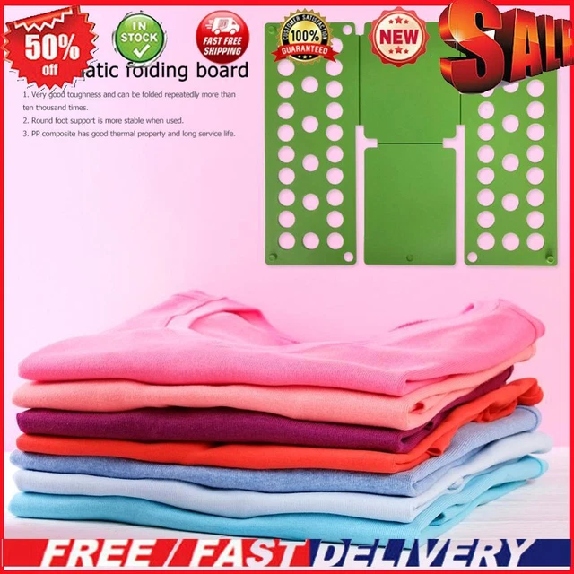 Organizzatore Tavola Pieghevole Lavanderia Bambini Abbigliamento Regolabile (Verde)