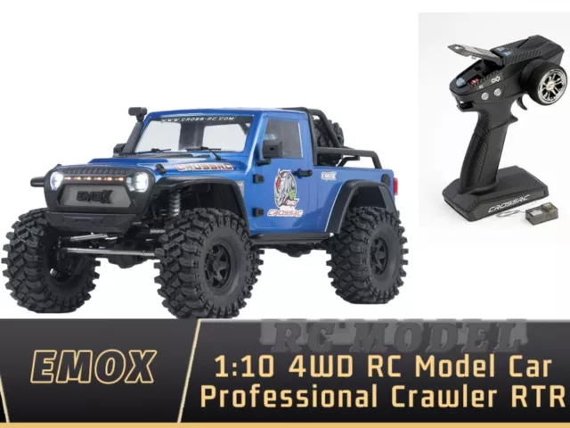 RC Car 1/8 CROSSRC EMOX Remote Control Off-road 4WD Vehicles Crawler RTR Model