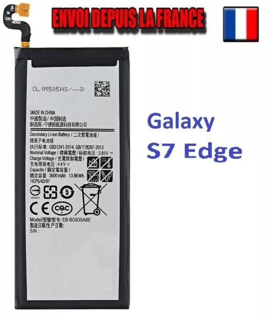 Batterie Pour Samsung Galaxy S7 Edge (G935F/G935J/G935V) EB-BG935ABE/ABA Neuve