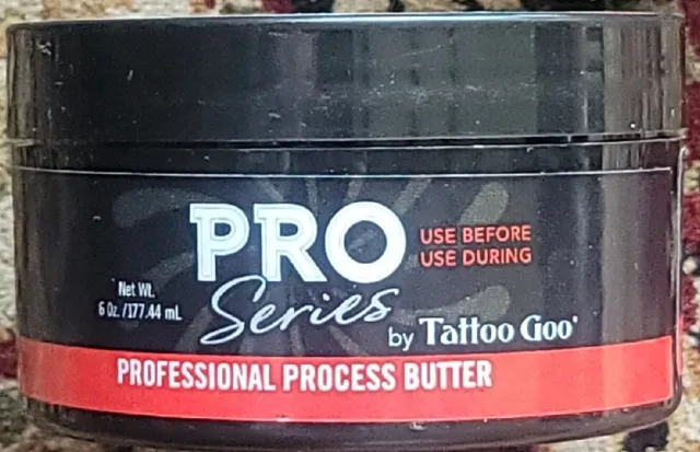 TATTOO GOO Pro Premium Process Butter Natural Tattoo Aftercare Skin Healing 6 oz