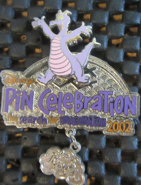 Disney 15811 The Search For Imagination Pin Event Figment Logo Slider Dangle Pin