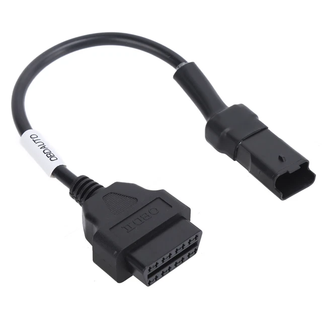 Adaptateur OBD Câble OBD Fiable Portable 4 Broches Pour Motos