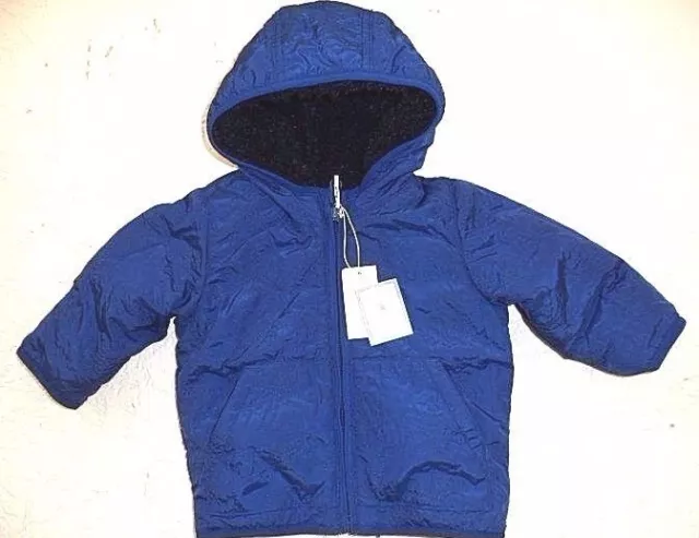 Baby Boy Gap Reversible Cozy Windbreaker Jacket BNWT 0-6M $50