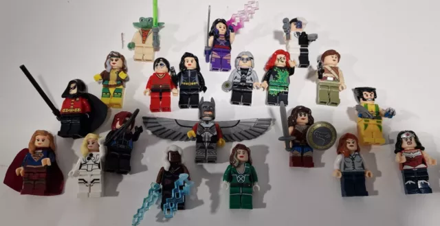 Custom Lego Mini Figures hand painted Star Wars, DC, Marvel & X-Men