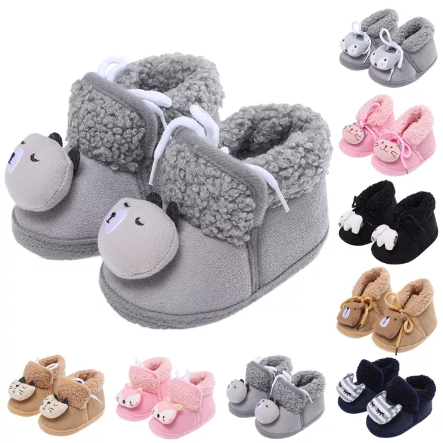 Girl Toddler Shoes Size 4t Baby Girls Boys Warm Shoes Soft Sole Booties Snow