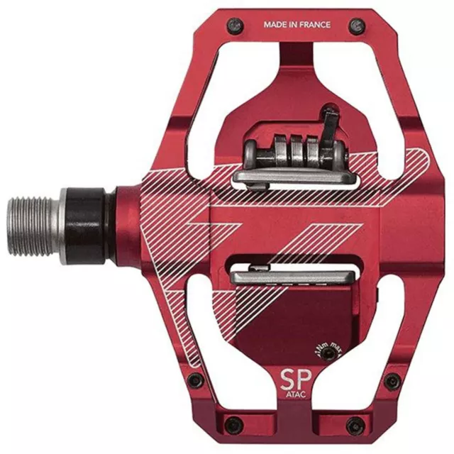 Time ATAC Special 12 Mountain Bicycle Cycle bike pedals Cleats in Red