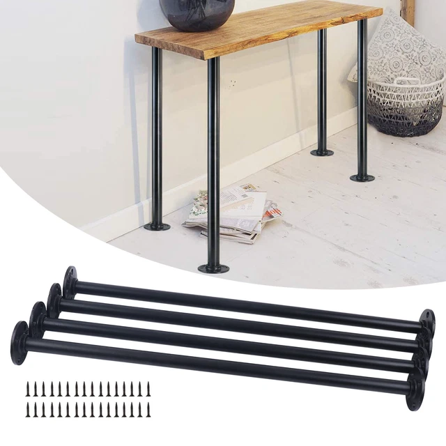 INDUSTRIAL PIPE TABLE Legs Heavy Duty 30" Adjustable DIY Furniture Leg