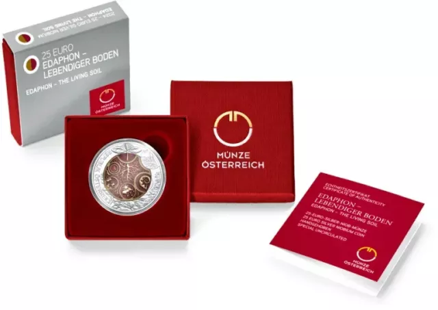 Austria 25 Euros 2024 Niobio/Plata Proof - Edafon -