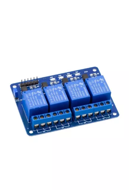 4 Channel 5V Relay Module 250V 10A Relays for Arduino, Automation (BB)