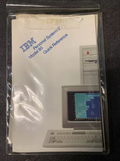 IBM PERSONAL SYSTEM/2 MODEL 80 quick reference guide ￼