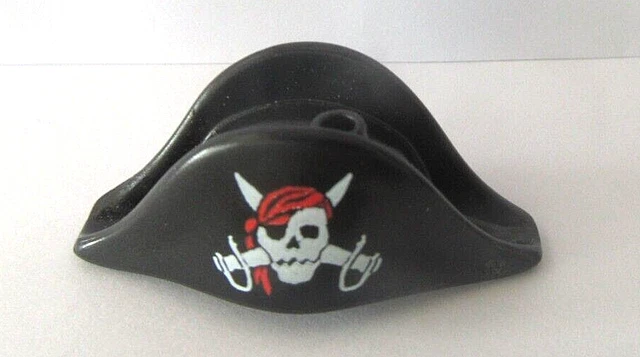 chapeau tricorne feutrine tête de mort pour enfant