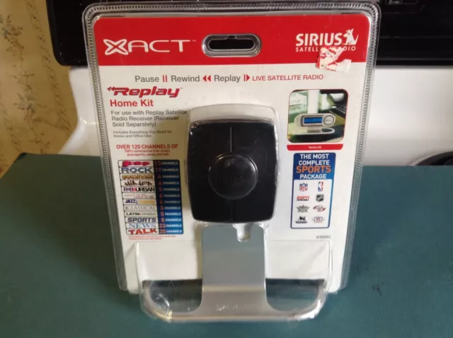 XACT Home Kit XS082 Sirius Satellite Radi Receiver xtr8 xtr7 st1 st2 streamer gt