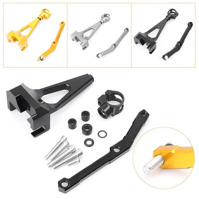 Ammortizzatore Sterzo Moto Stabilizzatore Montaggio Morsetto per Yamaha MT-09 2013-2016