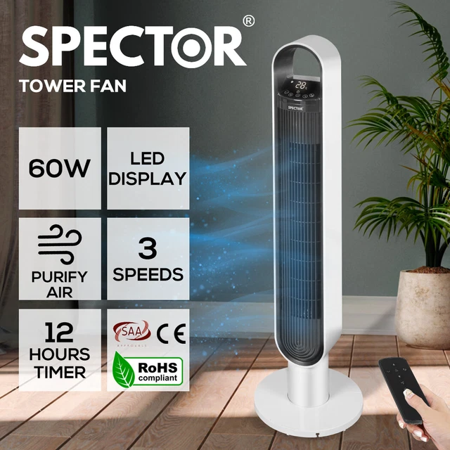 NEW EUROMATIC 96CM Tower Fan Full LED Display Remote Control Timer  Oscillating $1,290.00 - PicClick AU