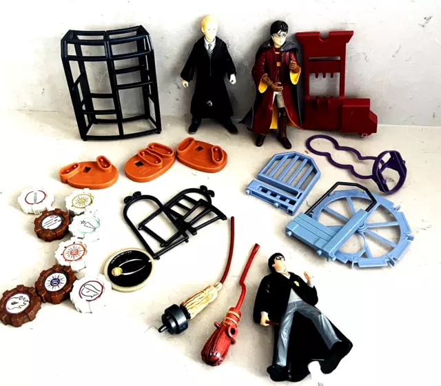 Harry Potter 2001 Mattel Dueling Playset & Action Figures. Replacement Lot