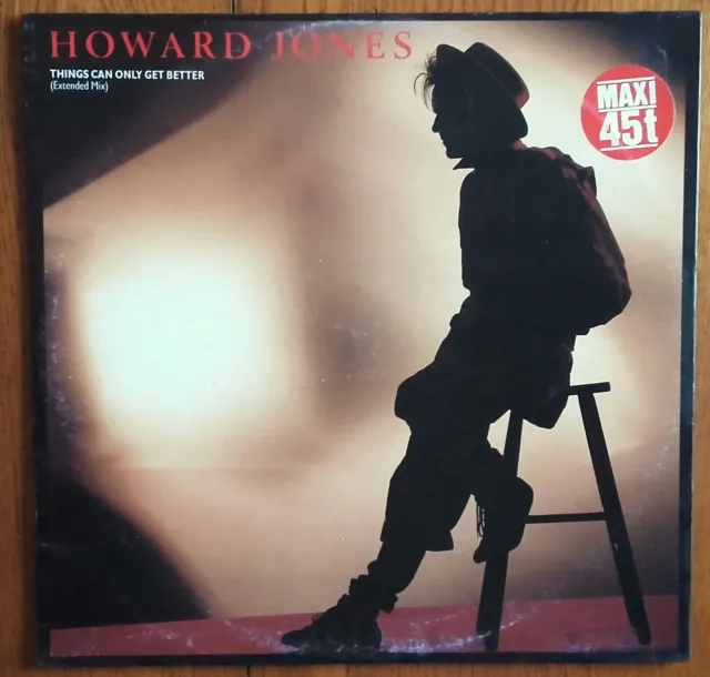 DISQUE MAXI 45t 12" HOWARD JONES « Things can only get better » POP GERMANY 1985