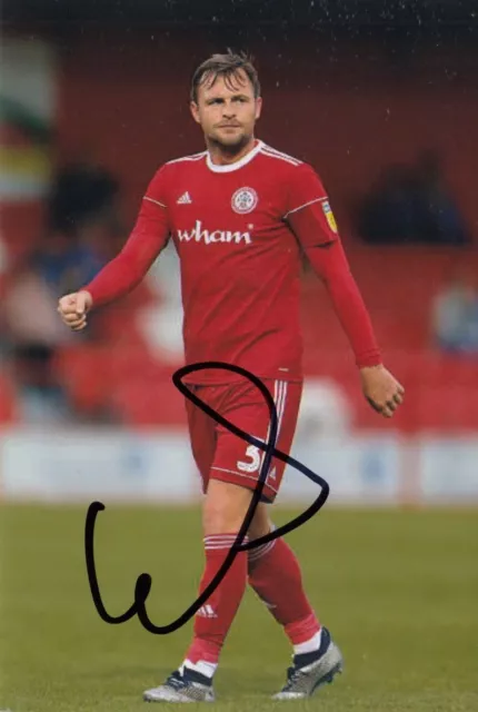 Mark Hughes Hand Signed Accrington Stanley 6x4 Photo Football Autograph 6