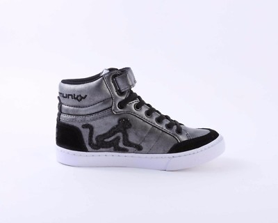 Drunknmunky Scarpe DRUNKNMUNKY Bambini Sneakers Trendy  ARGENTO PU,Scamosciato,Tessuto NAS-L 