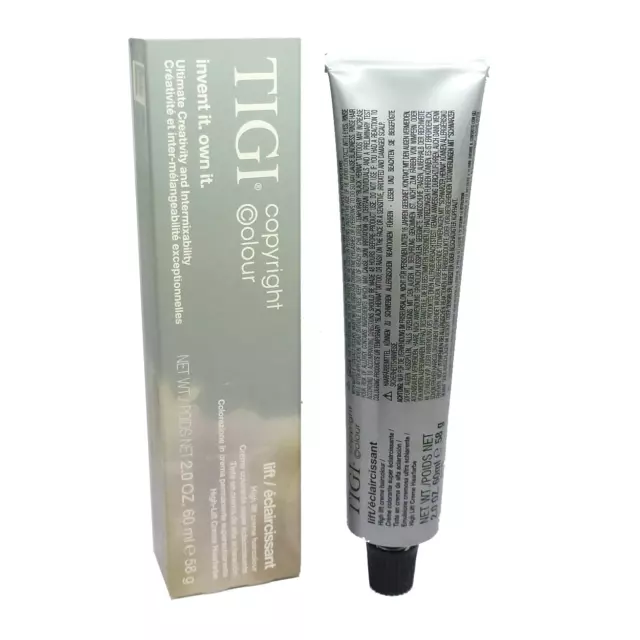 TIGI Copyright Colour Lift Highlift Creme Haircolour Haar Farbe Coloration 60ml