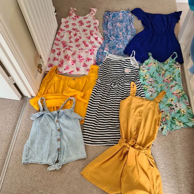 girls summer bundle 12-13 years vgc holiday clothes