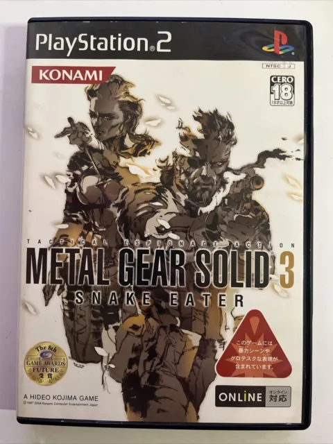 Metal Gear Solid 3 Snake Eater - Sony PlayStation 2 PS2 NTSC-J Japan Game