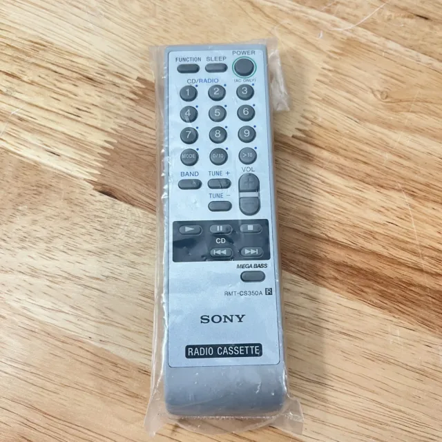 NEW Genuine Sony RMT-CS350A Radio Cassette Remote Control SEALED OEM PACKAGING